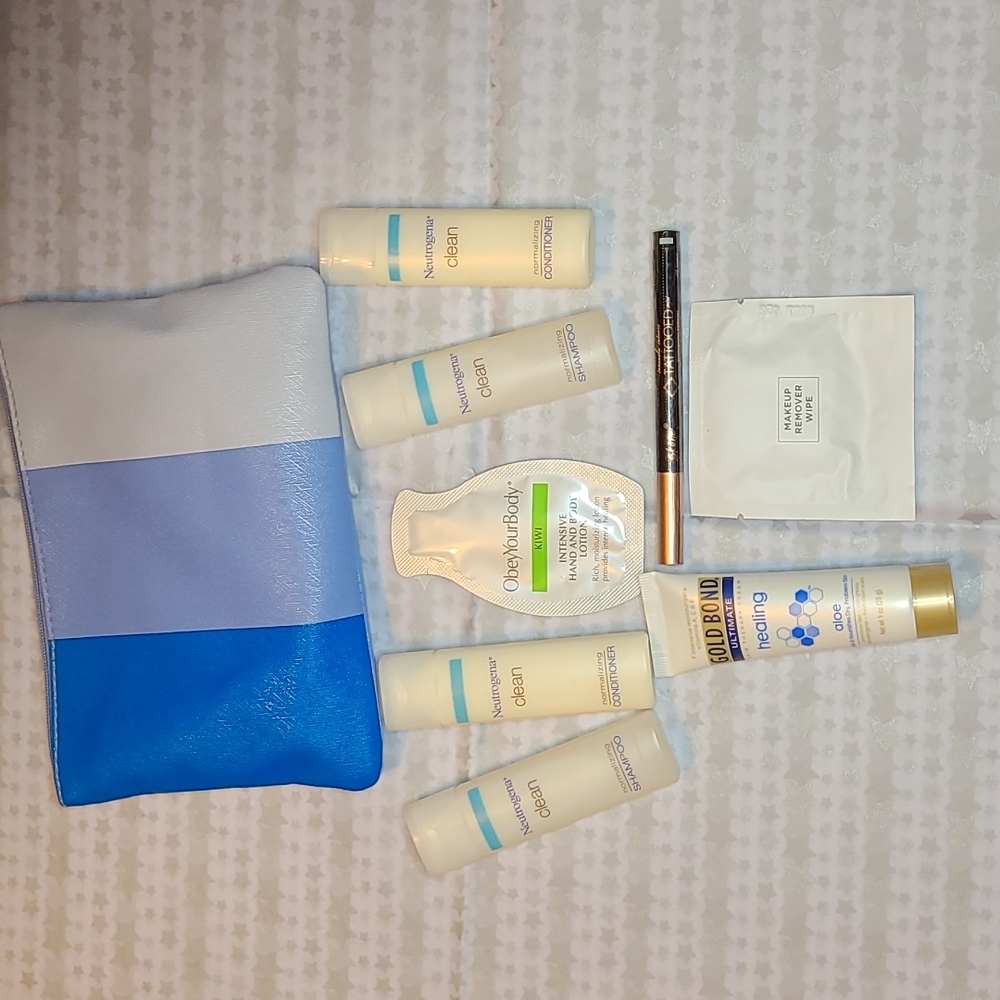 😎HP😜  Misc Bundle: shampoo, conditioner, lotion, eye liner----all unope